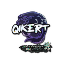 Sticker | qikert (Glitter) | Antwerp 2022