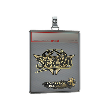 Sticker Slab | stavn (Gold) | Antwerp 2022