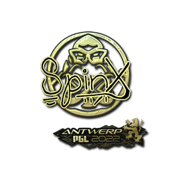 Sticker | Spinx (Gold) | Antwerp 2022