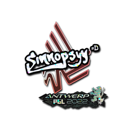 Sticker | sinnopsyy (Glitter) | Antwerp 2022