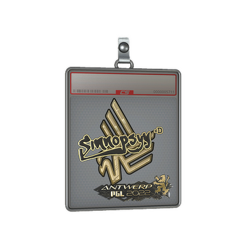 Sticker Slab | sinnopsyy (Gold) | Antwerp 2022