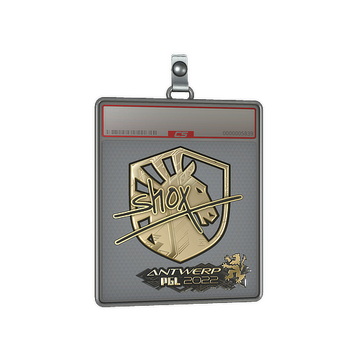 Sticker Slab | shox (Gold) | Antwerp 2022