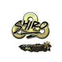 Sticker | sh1ro (Gold) | Antwerp 2022