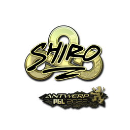 Sticker | sh1ro (Gold) | Antwerp 2022