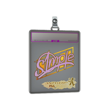 Sticker Slab | s1mple (Holo) | Antwerp 2022