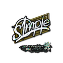 Sticker | s1mple (Glitter) | Antwerp 2022