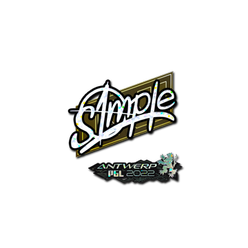 Sticker | s1mple (Glitter) | Antwerp 2022