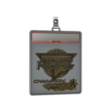 Sticker Slab | ropz (Gold, Champion) | Antwerp 2022