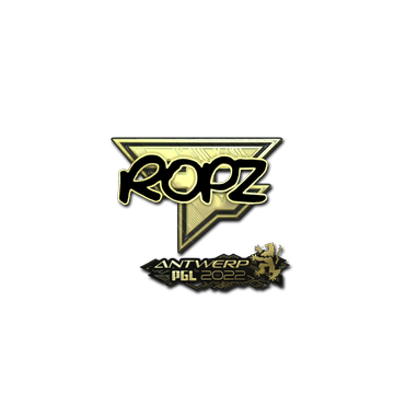 Sticker | ropz (Gold) | Antwerp 2022