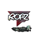 Sticker | ropz (Glitter) | Antwerp 2022