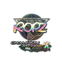 Sticker | ropz (Holo, Champion) | Antwerp 2022