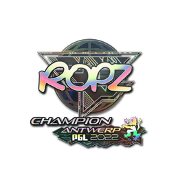 Sticker | ropz (Holo, Champion) | Antwerp 2022
