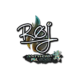 Sticker | roeJ (Glitter) | Antwerp 2022