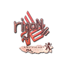 Sticker | rigoN (Holo) | Antwerp 2022