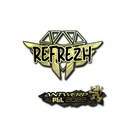 Sticker | refrezh (Gold) | Antwerp 2022