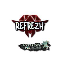 Sticker | refrezh (Glitter) | Antwerp 2022