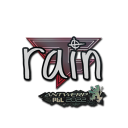 Sticker | rain | Antwerp 2022