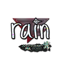 Sticker | rain (Glitter) | Antwerp 2022