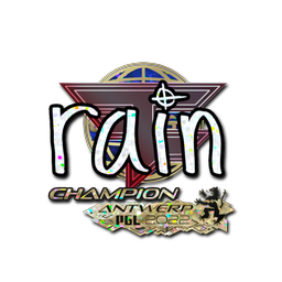 Sticker | rain (Glitter, Champion) | Antwerp 2022