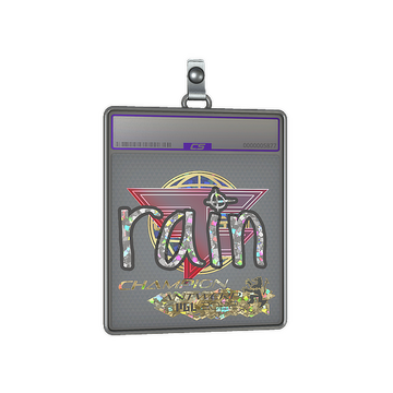 Sticker Slab | rain (Glitter, Champion) | Antwerp 2022