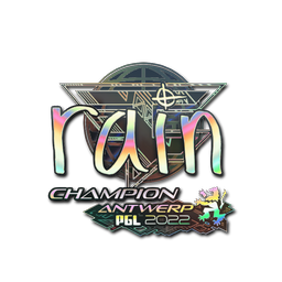Sticker | rain (Holo, Champion) | Antwerp 2022