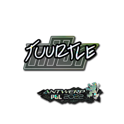 Sticker | Tuurtle (Glitter) | Antwerp 2022