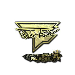 Sticker | Twistzz (Gold) | Antwerp 2022