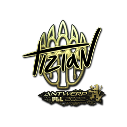 Sticker | tiziaN (Gold) | Antwerp 2022