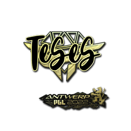 Sticker | TeSeS (Gold) | Antwerp 2022