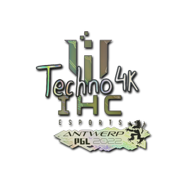 Sticker | Techno4K (Holo) | Antwerp 2022