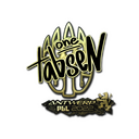 Sticker | tabseN (Gold) | Antwerp 2022