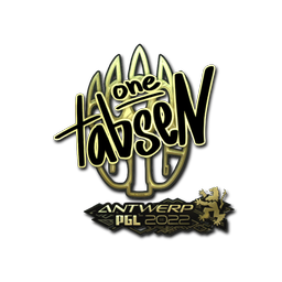 Sticker | tabseN (Gold) | Antwerp 2022