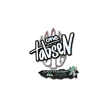 Sticker | tabseN (Glitter) | Antwerp 2022