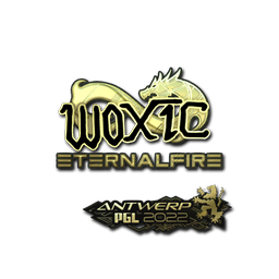Sticker | woxic (Gold) | Antwerp 2022