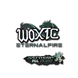 Sticker | woxic (Glitter) | Antwerp 2022