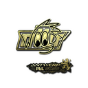 Sticker | WOOD7 (Gold) | Antwerp 2022