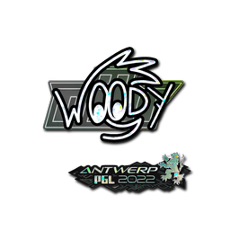 Sticker | WOOD7 (Glitter) | Antwerp 2022
