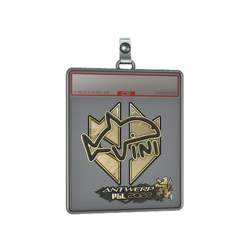 Sticker Slab | VINI (Gold) | Antwerp 2022