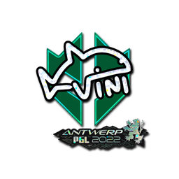 Sticker | VINI (Glitter) | Antwerp 2022