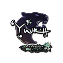 Sticker | yuurih (Glitter) | Antwerp 2022