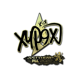 Sticker | Xyp9x (Gold) | Antwerp 2022
