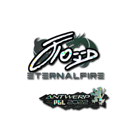 Sticker | xfl0ud (Glitter) | Antwerp 2022
