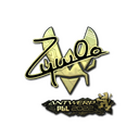Sticker | ZywOo (Gold) | Antwerp 2022
