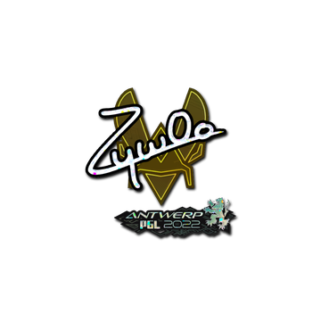 Sticker | ZywOo (Glitter) | Antwerp 2022