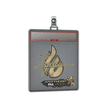 Sticker Slab | Zyphon (Gold) | Antwerp 2022