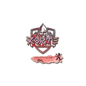 Sticker | zorte (Holo) | Antwerp 2022