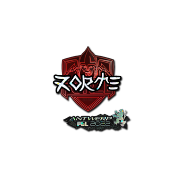 Sticker | zorte (Glitter) | Antwerp 2022