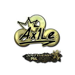 Sticker | Ax1Le (Gold) | Antwerp 2022