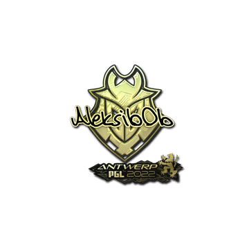 Sticker | Aleksib (Gold) | Antwerp 2022