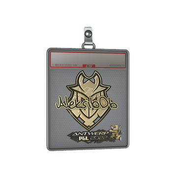 Sticker Slab | Aleksib (Gold) | Antwerp 2022